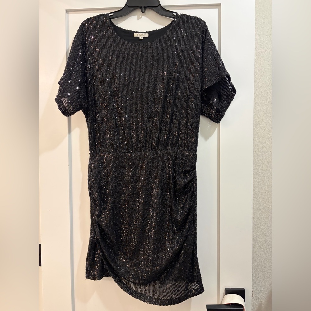 Z Supply Black Sequin dress